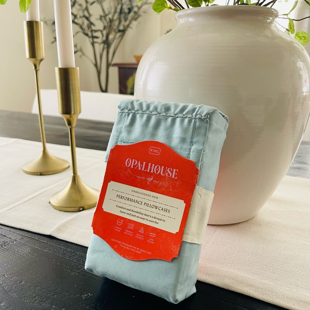 OPALHOUSE %100 cotton 400 threadcount pillowcases-KING